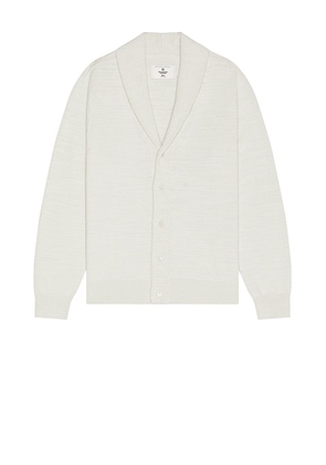 Reigning Champ Cotton Slub Laurel Cardigan in Oyster - Cream. Size S (also in ).