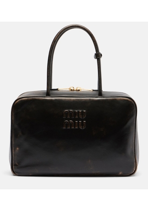 Miu Miu Beau leather tote bag