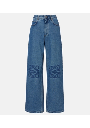 Loewe Anagram wide-leg jeans