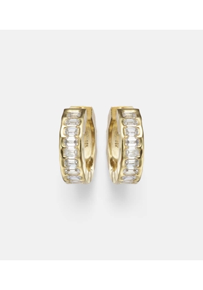 Octavia Elizabeth Ivy Eternity 18kt gold earrings with diamonds