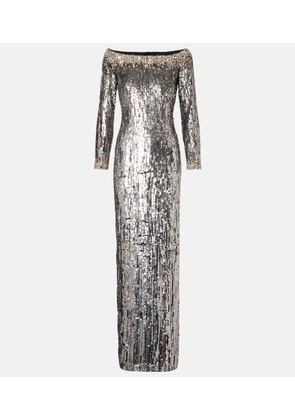 Jenny Packham Marine sequined gown