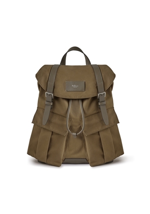 Mulberry Men's Heritage Waxed Backpack Dark Moss