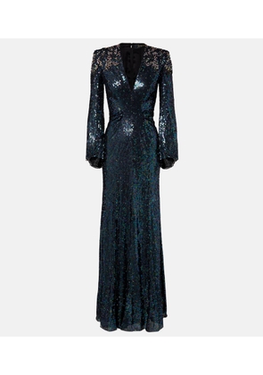 Jenny Packham Zinnia sequined gown
