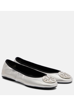 Tory Burch Reva Travel leather ballet flats