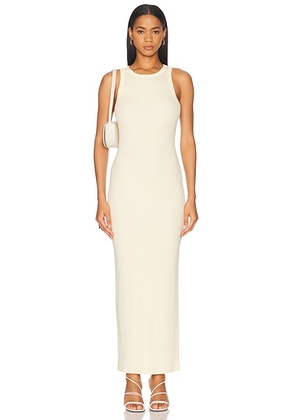 SPRWMN Racer Maxi Dress in Butter - Yellow. Size M (also in ).