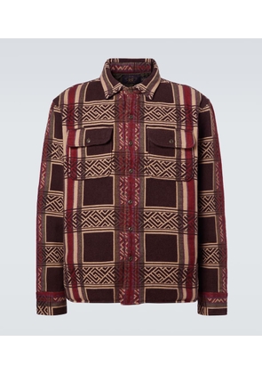RRL Cotton jacquard overshirt