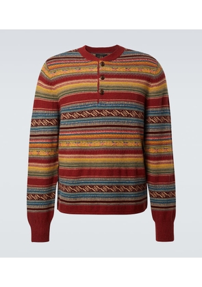 RRL Wool-blend jacquard sweater