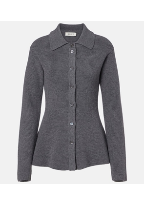 Rohe Ribbed-knit wool and cashmere cardigan