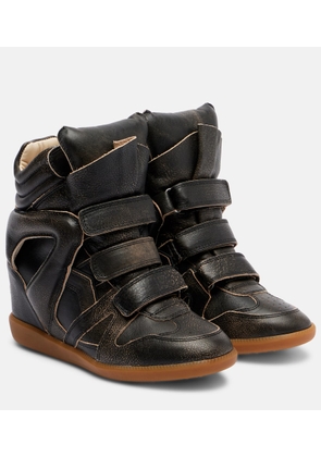 Isabel Marant Bekett leather high-top sneakers