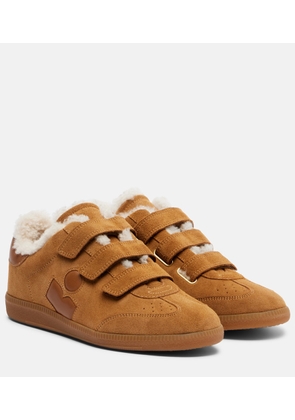 Isabel Marant Beth shearling-lined suede sneakers