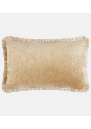 Les-Ottomans Silk velvet cushion