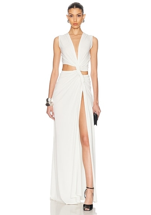 Sid Neigum Triple Loop Dress in Ivory - Ivory. Size M (also in S, XL).