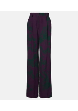 Dries Van Noten Printed wide-leg pants