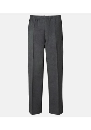Miu Miu Knitted striped straight pants