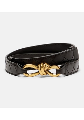 Bottega Veneta Knot Intrecciato leather belt