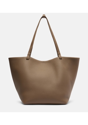 The Row Park Three leather tote bag