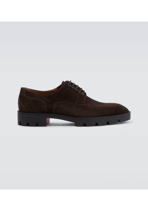 Christian Louboutin Davisol Lion suede Derby shoes