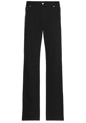 POST ARCHIVE FACTION (PAF) 8.0 Denim Pants Right Jeans in Black - Black. Size L (also in XL).