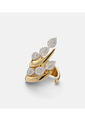 Yeprem Golden Strada 18kt gold ring with diamonds