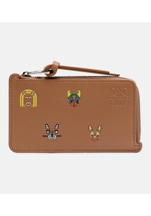 Loewe x Louis Wain Cats leather card holder