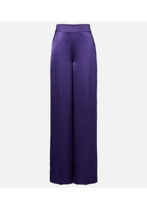Joseph Dijon satin wide-leg pants