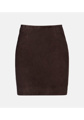Rotate Suede miniskirt