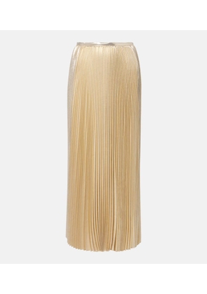 Joseph Essai silk-blend lame midi skirt