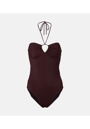 Tory Burch Keyhole halterneck swimsuit