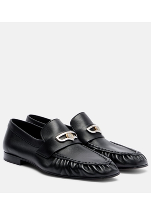 Christian Louboutin Mocallista leather penny loafers