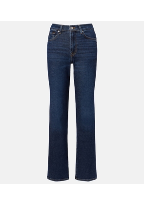 7 For All Mankind Stovepipe Straight mid-rise straight jeans
