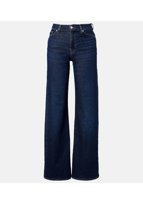 7 For All Mankind Lotta high-rise wide-leg jeans