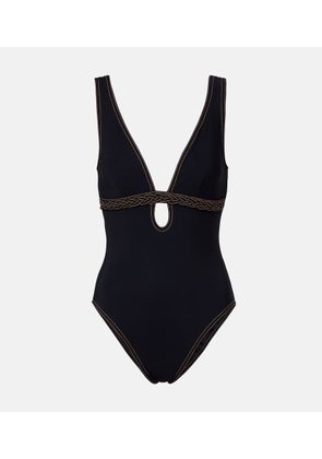 Karla Colletto Quinn keyhole cutout swimsuit