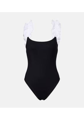 Karla Colletto Evie ruffled swimsuit