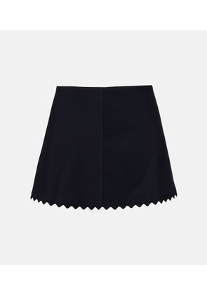Karla Colletto Ines scalloped miniskirt