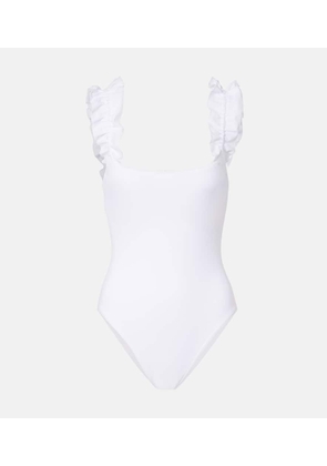 Karla Colletto Evie ruffled swimsuit