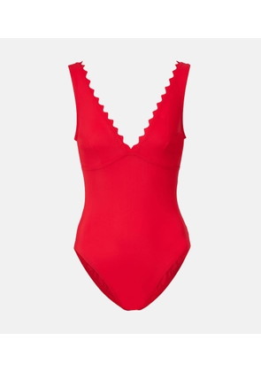 Karla Colletto Ines scalloped swimsuit