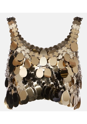 Rabanne Sequined crop top