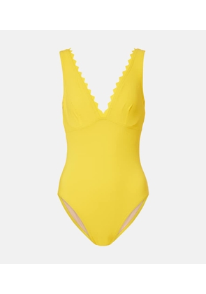 Karla Colletto Ines scalloped swimsuit