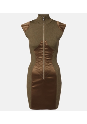 Jean Paul Gaultier Wool-blend minidress