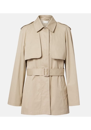 The Row Tavoris belted cotton gabardine jacket