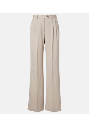 The Row Virgil wool gabardine wide-leg pants