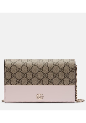 Gucci GG Marmont wallet on chain