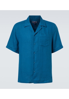 Vilebrequin Charli linen bowling shirt