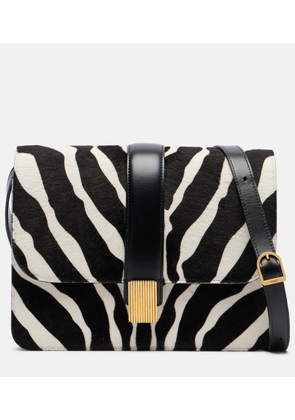 Khaite Blake zebra-print calf hair crossbody bag