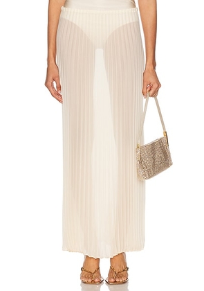 Shani Shemer Thora Maxi Skirt in Macademia - Cream. Size M (also in S).