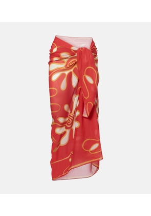 Cala de la Cruz Luana printed beach cover-up