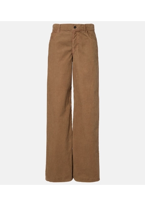 The Row Eglitta low-rise corduroy wide-leg pants