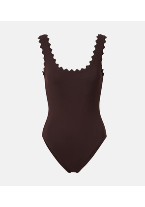 Karla Colletto Scalloped swimsuit