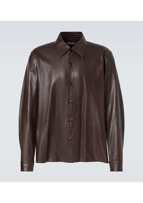 Our Legacy Welding leather overshirt