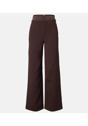 Rotate High-rise wide-leg pants